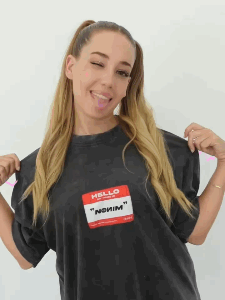 NONIM® WASHED OVERSIZE TEE